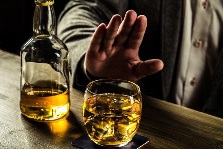 Desiderio di abbandonare l'alcol